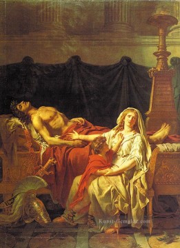  Neoklassizismus Galerie - Andromache Mourning Hector cgf Neoklassizismus Jacques Louis David
